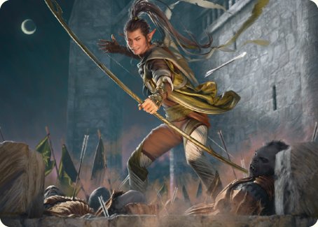Legolas, Counter of Kills Art Card [The Lord of the Rings: Tales of Middle-earth Art Series] | RetroPlay Games