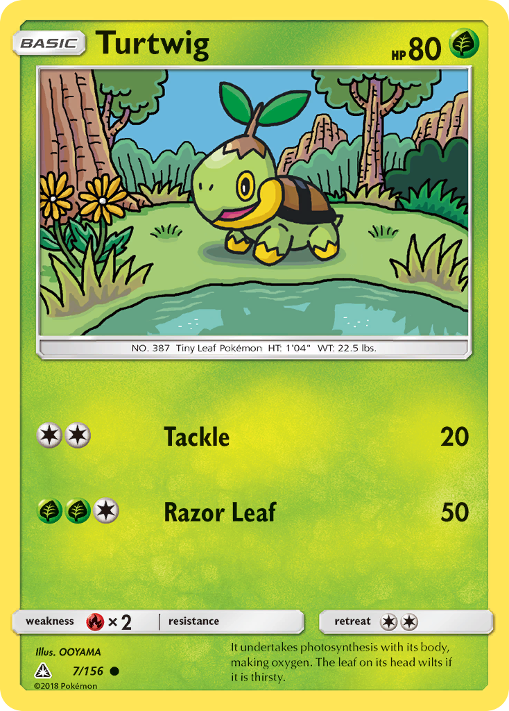 Turtwig (7/156) [Sun & Moon: Ultra Prism] | RetroPlay Games