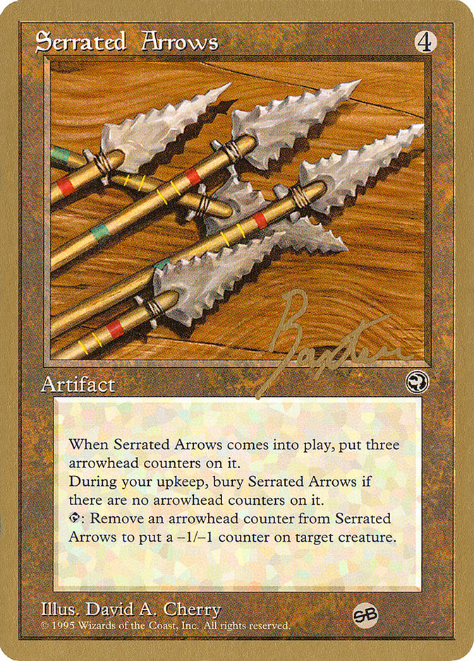Serrated Arrows (George Baxter) (SB) [Pro Tour Collector Set] | RetroPlay Games