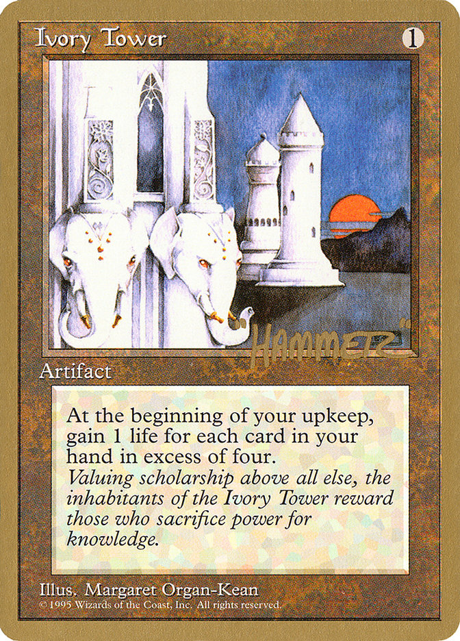 Ivory Tower (Shawn "Hammer" Regnier) [Pro Tour Collector Set] | RetroPlay Games