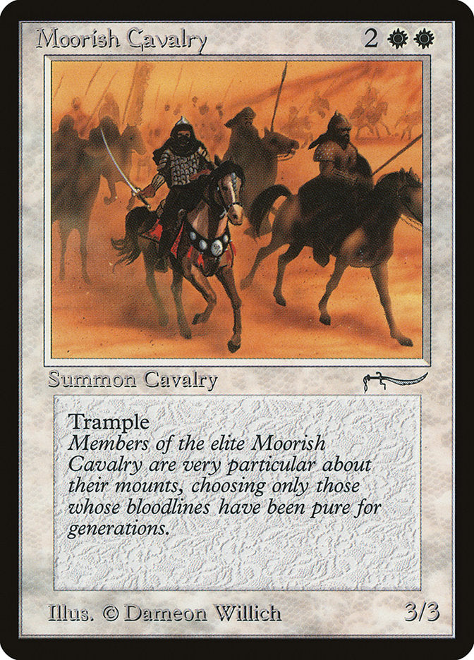 Moorish Cavalry (Light Mana Cost) [Arabian Nights] | RetroPlay Games