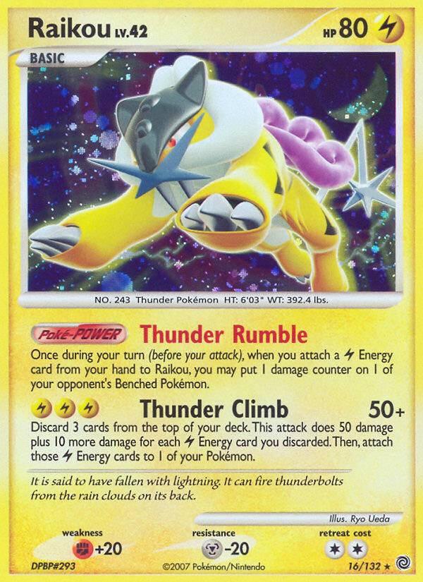 Raikou (16/132) [Diamond & Pearl: Secret Wonders] | RetroPlay Games