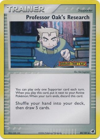 Professor Oak's Research (80/101) (Stamped) [EX: Dragon Frontiers] | RetroPlay Games