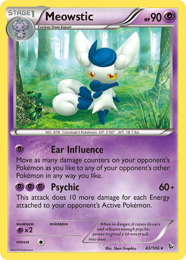 Meowstic (43/106) [XY: Flashfire] | RetroPlay Games