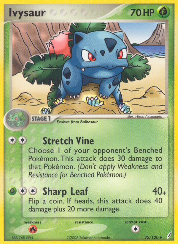 Ivysaur (35/100) [EX: Crystal Guardians] | RetroPlay Games