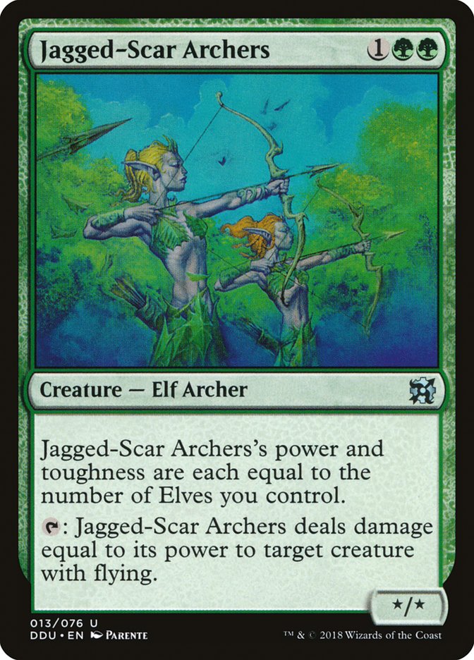 Jagged-Scar Archers [Duel Decks: Elves vs. Inventors] | RetroPlay Games