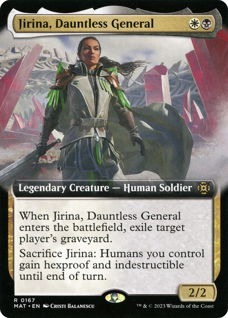 Jirina, Dauntless General (Extended Art) [March of the Machine: The Aftermath] | RetroPlay Games