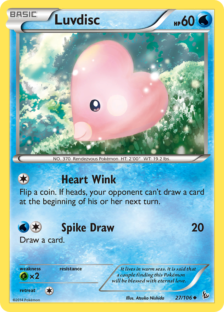 Luvdisc (27/106) [XY: Flashfire] | RetroPlay Games