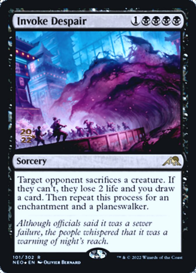 Invoke Despair [Kamigawa: Neon Dynasty Prerelease Promos] | RetroPlay Games