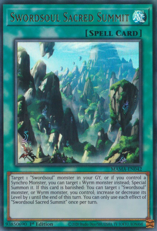 Swordsoul Sacred Summit [MAMA-EN042] Ultra Rare | RetroPlay Games