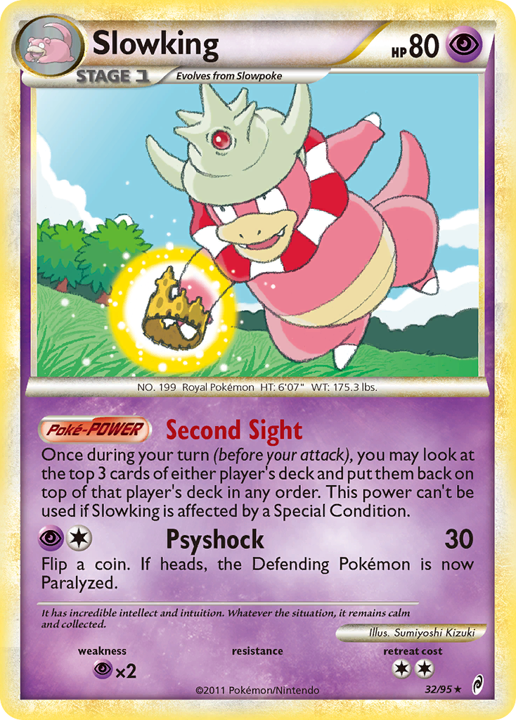 Slowking (32/95) [HeartGold & SoulSilver: Call of Legends] | RetroPlay Games