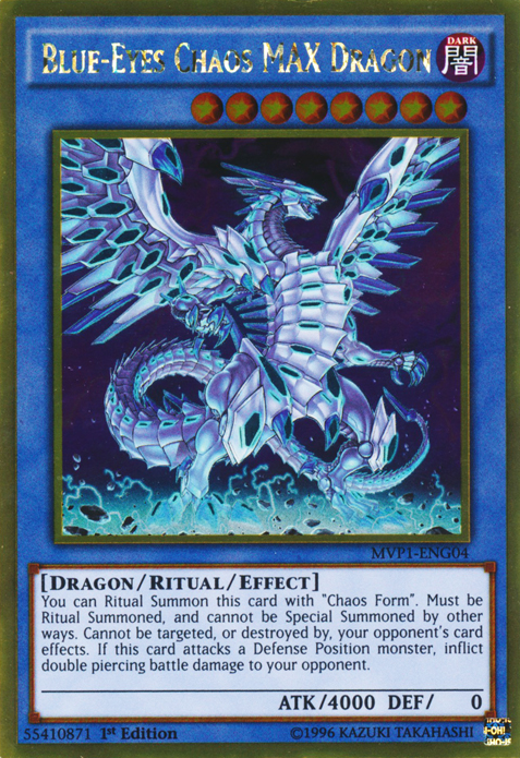 Blue-Eyes Chaos MAX Dragon [MVP1-ENG04] Gold Rare | RetroPlay Games