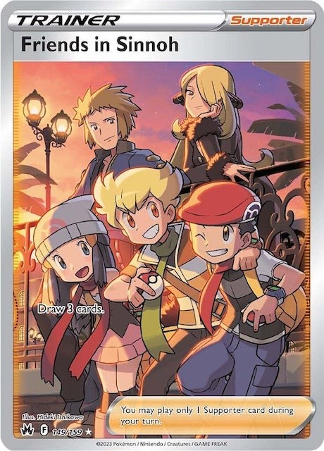 Friends in Sinnoh (149/159) (Full Art) [Sword & Shield: Crown Zenith] | RetroPlay Games