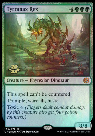 Tyrranax Rex [Phyrexia: All Will Be One Prerelease Promos] | RetroPlay Games