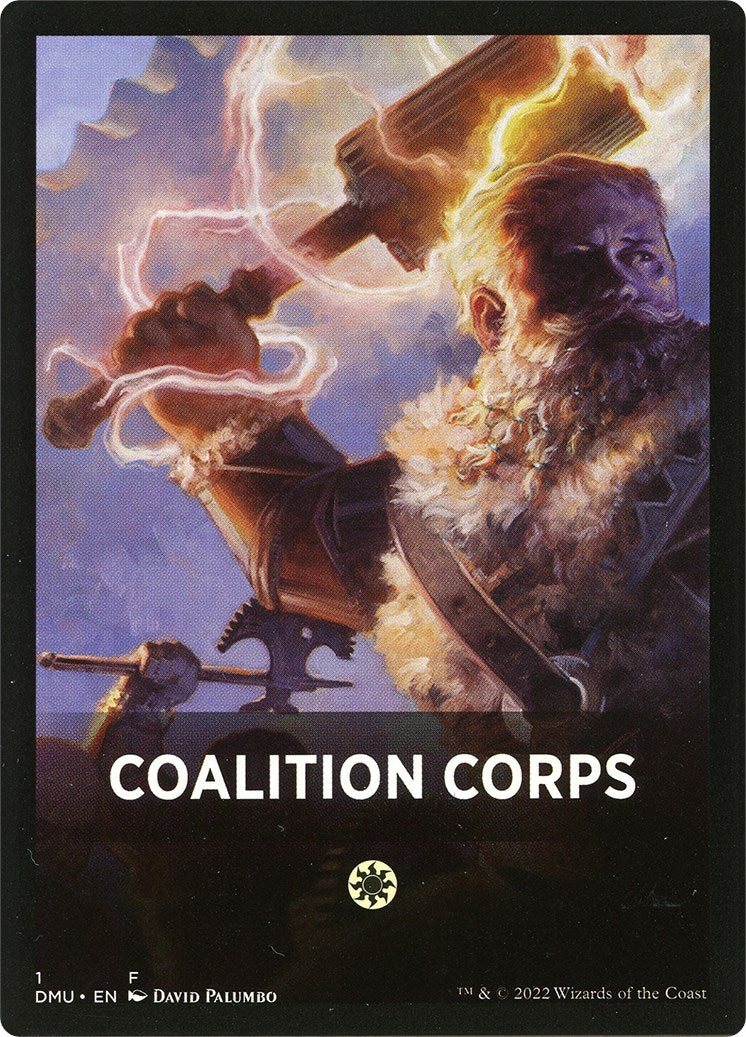 Coalition Corps Theme Card [Dominaria United Tokens] | RetroPlay Games