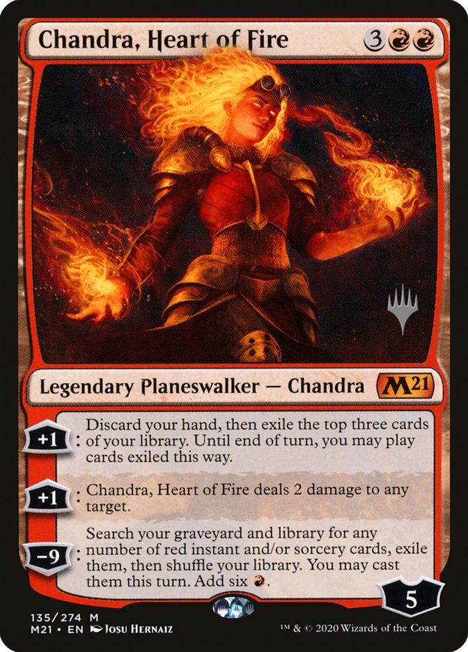 Chandra, Heart of Fire (Promo Pack) [Core Set 2021 Promos] | RetroPlay Games