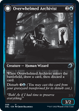 Overwhelmed Archivist // Archive Haunt [Innistrad: Double Feature] | RetroPlay Games