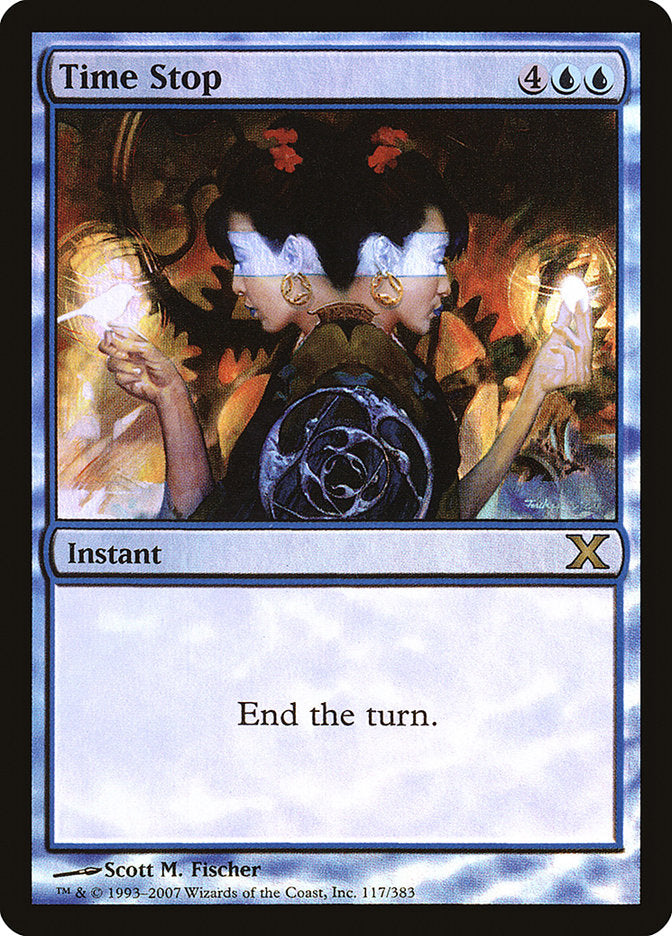 Time Stop (Premium Foil) [Tenth Edition] | RetroPlay Games