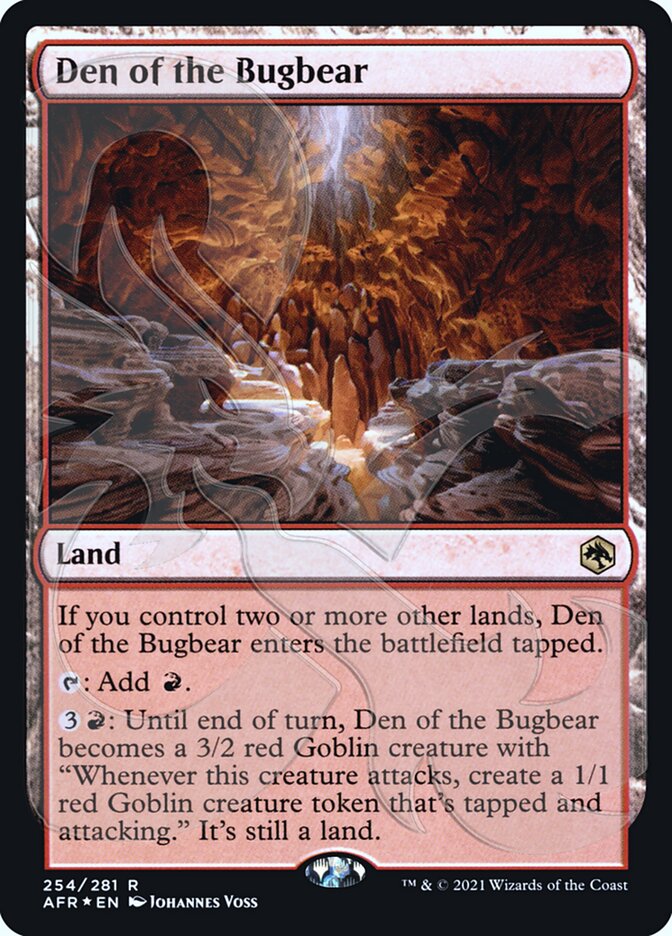 Den of the Bugbear (Ampersand Promo) [Dungeons & Dragons: Adventures in the Forgotten Realms Promos] | RetroPlay Games