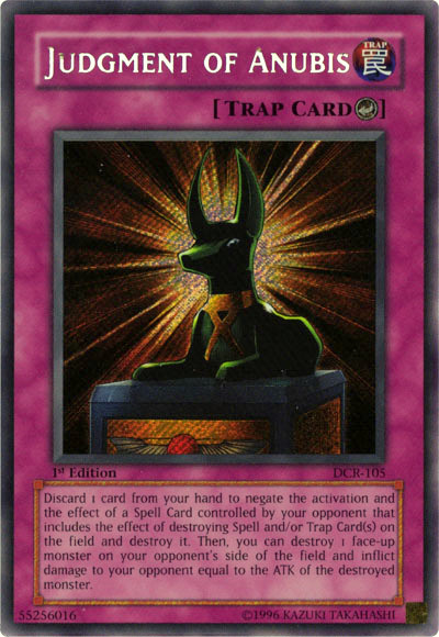 Judgment of Anubis [DCR-105] Secret Rare | RetroPlay Games