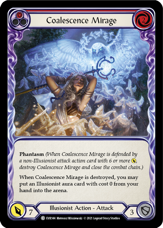 Coalescence Mirage (Red) [EVR144] (Everfest)  1st Edition Normal | RetroPlay Games