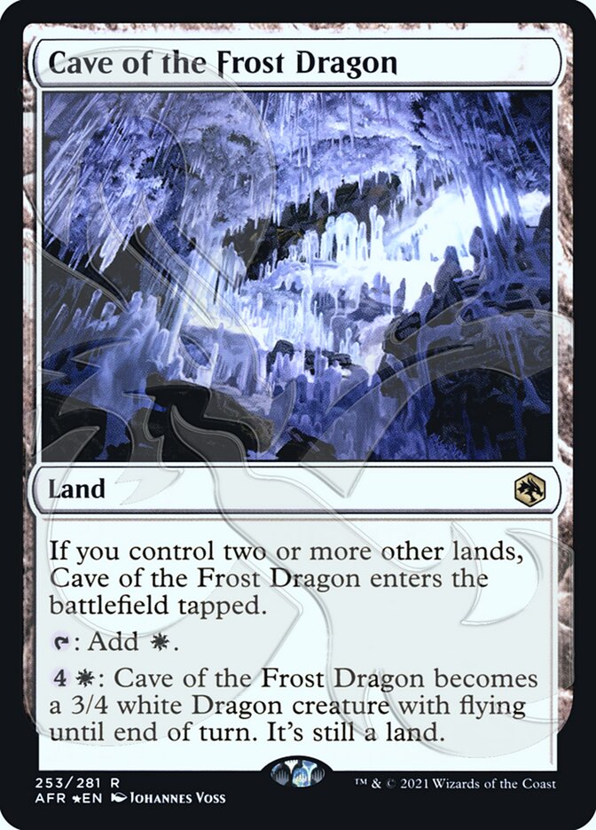 Cave of the Frost Dragon (Ampersand Promo) [Dungeons & Dragons: Adventures in the Forgotten Realms Promos] | RetroPlay Games