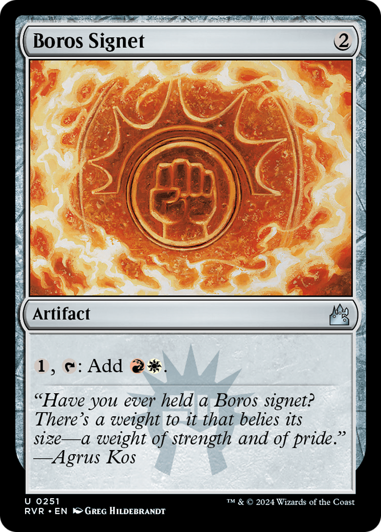 Boros Signet [Ravnica Remastered] | RetroPlay Games