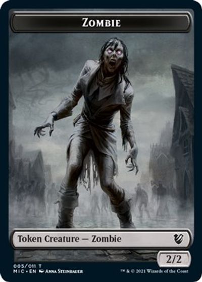 Zombie (005 MIC) // Zombie (005 MID) [Innistrad: Midnight Hunt Commander] | RetroPlay Games