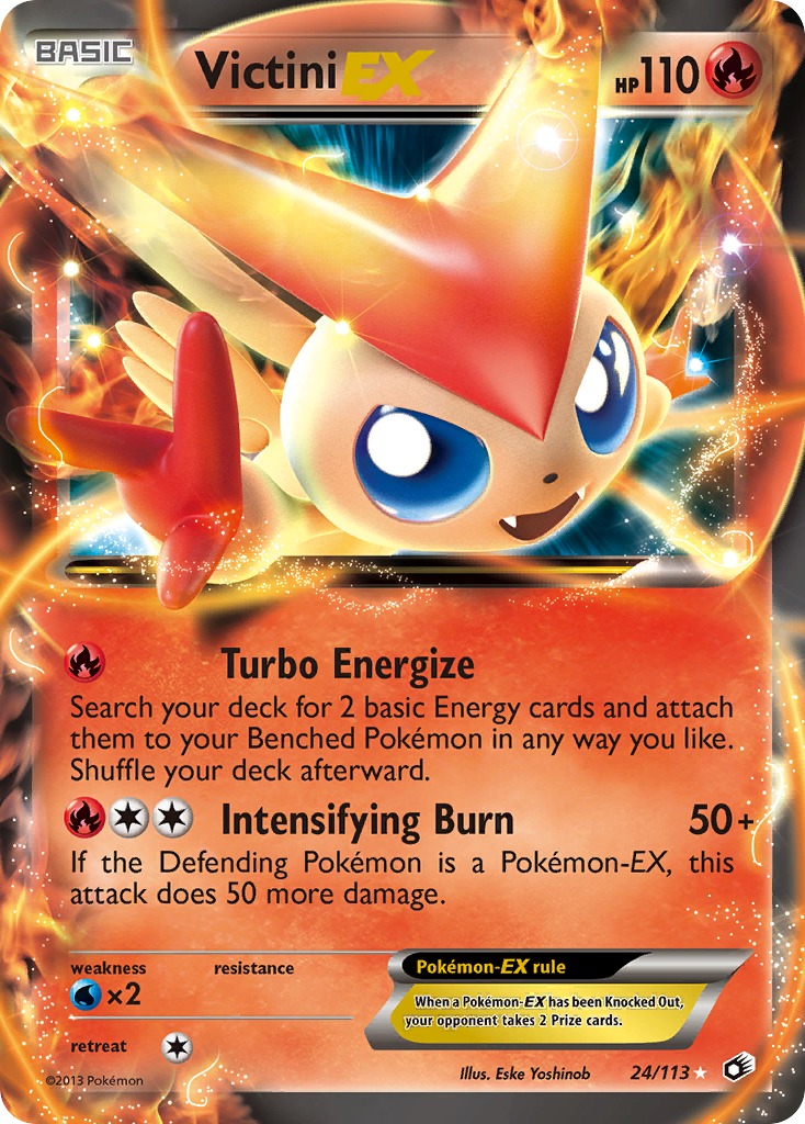 Victini EX (24/113) [Black & White: Legendary Treasures] | RetroPlay Games