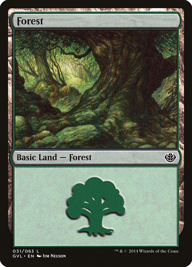 Forest (31) (Garruk vs. Liliana) [Duel Decks Anthology] | RetroPlay Games