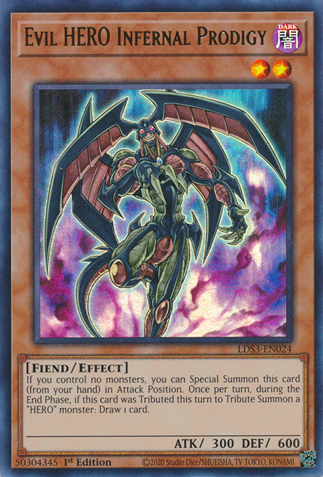 Evil HERO Infernal Prodigy [LDS3-EN024] Ultra Rare | RetroPlay Games