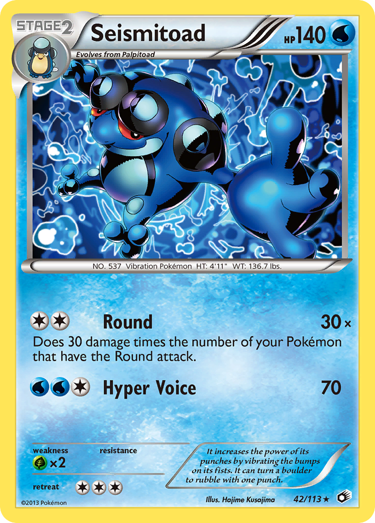 Seismitoad (42/113) [Black & White: Legendary Treasures] | RetroPlay Games