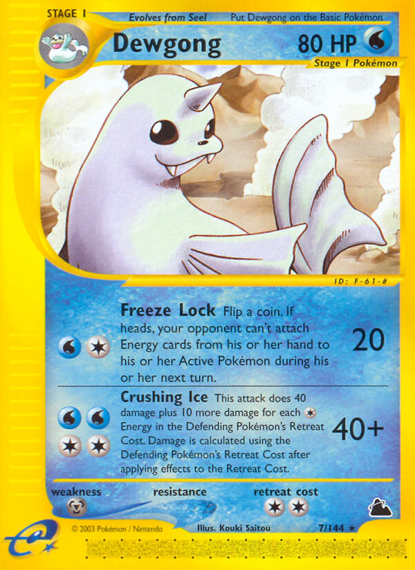 Dewgong (7/144) [Skyridge] | RetroPlay Games