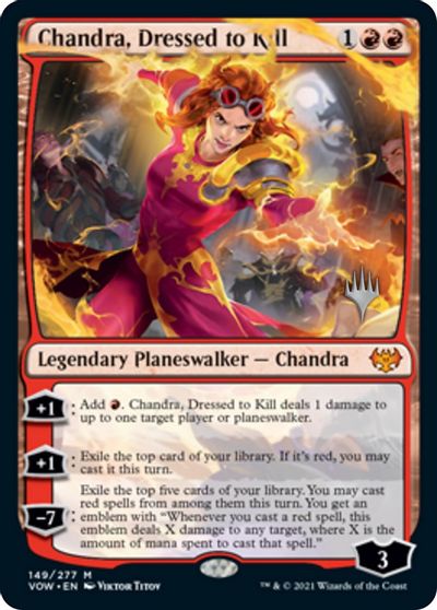 Chandra, Dressed to Kill (Promo Pack) [Innistrad: Crimson Vow Promos] | RetroPlay Games