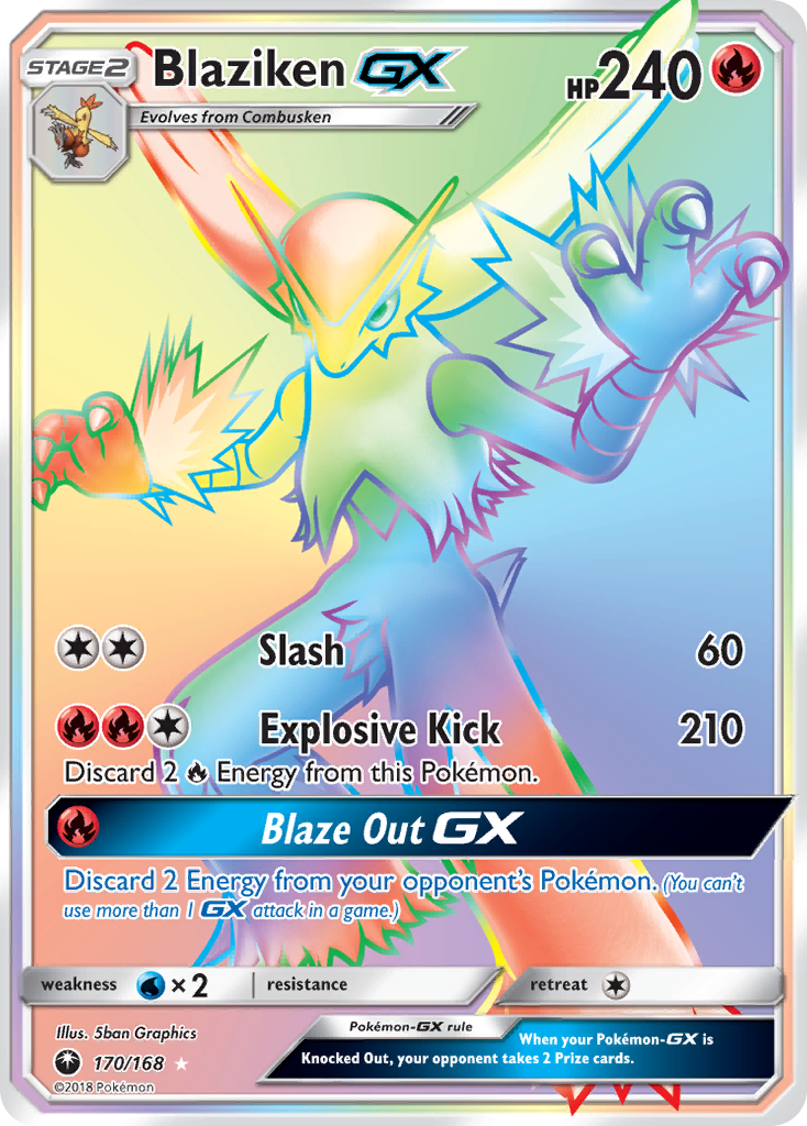 Blaziken GX (170/168) [Sun & Moon: Celestial Storm] | RetroPlay Games