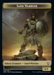 Soldier // Sand Warrior Double-sided Token [Dominaria United Tokens] | RetroPlay Games