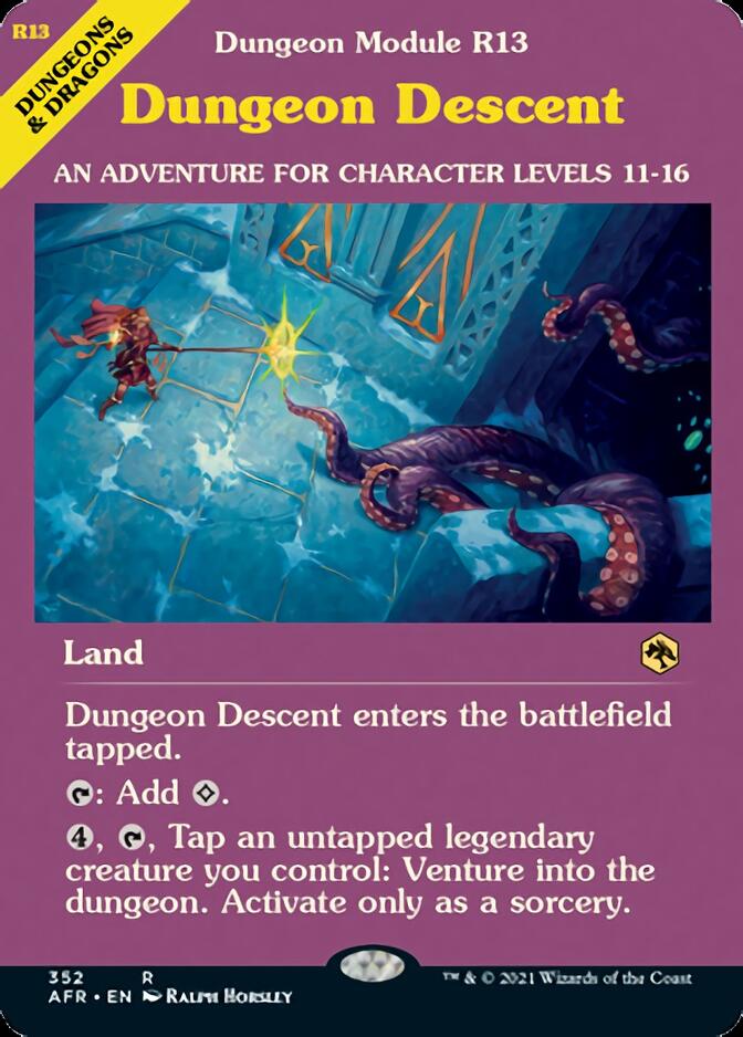 Dungeon Descent (Dungeon Module) [Dungeons & Dragons: Adventures in the Forgotten Realms] | RetroPlay Games