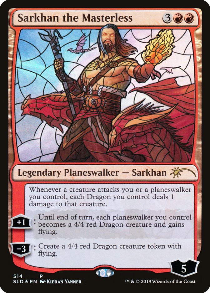 Sarkhan the Masterless (Stained Glass) [Secret Lair Drop Promos] | RetroPlay Games