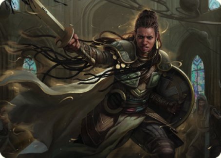 Shanna, Purifying Blade Art Card 1 [Dominaria United Art Series] | RetroPlay Games
