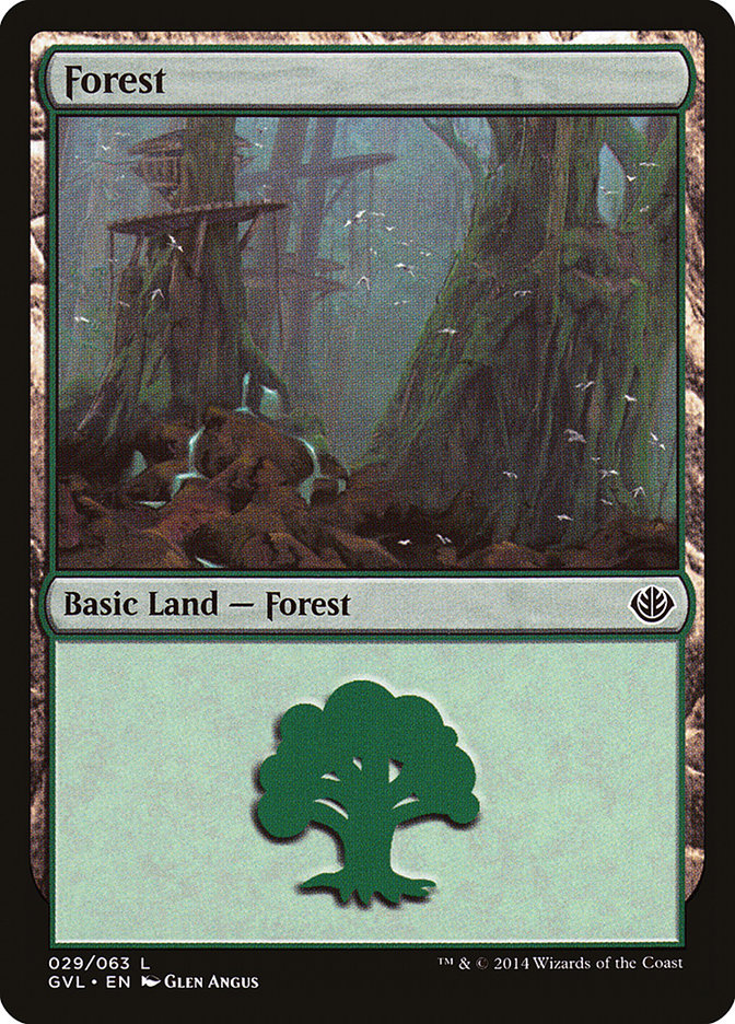 Forest (29) (Garruk vs. Liliana) [Duel Decks Anthology] | RetroPlay Games