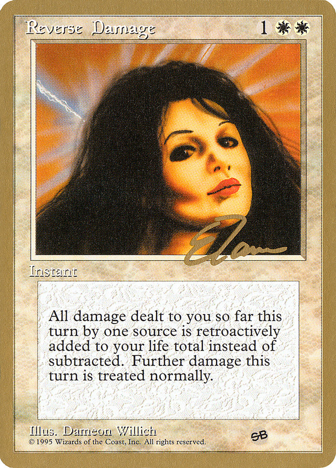 Reverse Damage (Eric Tam) (SB) [Pro Tour Collector Set] | RetroPlay Games