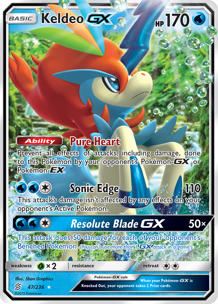 Keldeo GX (47/236) [Sun & Moon: Unified Minds] | RetroPlay Games