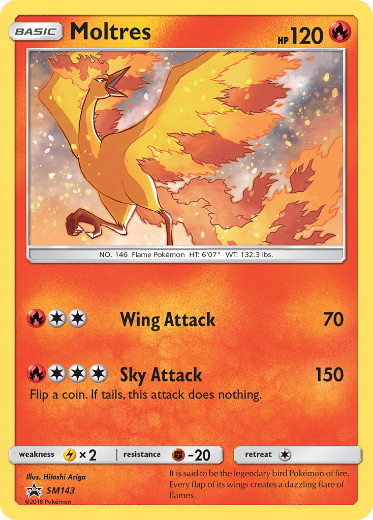 Moltres (SM143) [Sun & Moon: Black Star Promos] | RetroPlay Games