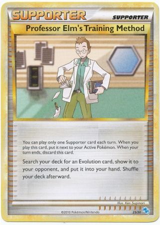 Professor Elm's Training Method (25/30) [HeartGold & SoulSilver: Trainer Kit - Gyarados] | RetroPlay Games