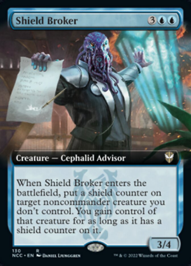 Shield Broker (Extended Art) [Streets of New Capenna Commander] | RetroPlay Games