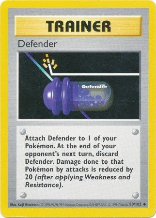 Defender (80/102) [Base Set Shadowless Unlimited] | RetroPlay Games