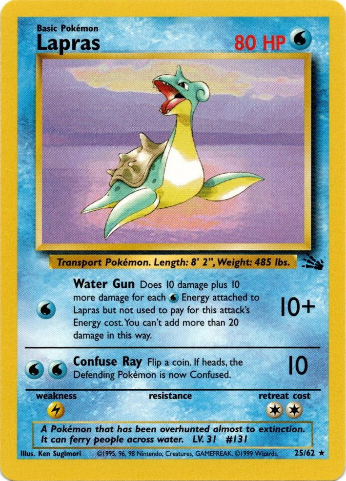 Lapras (25/62) [Fossil Unlimited] | RetroPlay Games