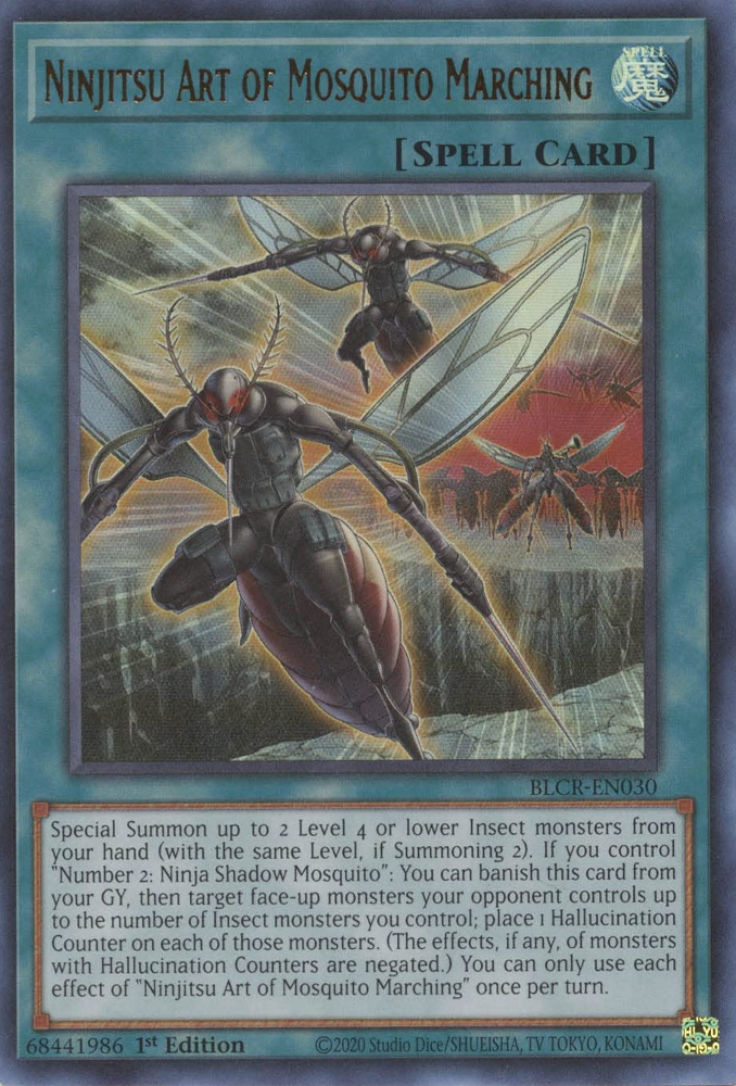 Ninjitsu Art of Mosquito Marching [BLCR-EN030] Ultra Rare | RetroPlay Games