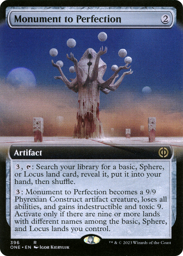 Monument to Perfection (Extended Art) [Phyrexia: All Will Be One] | RetroPlay Games