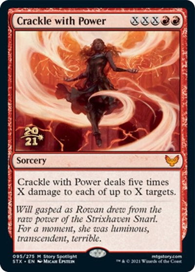 Crackle with Power [Strixhaven: School of Mages Prerelease Promos] | RetroPlay Games